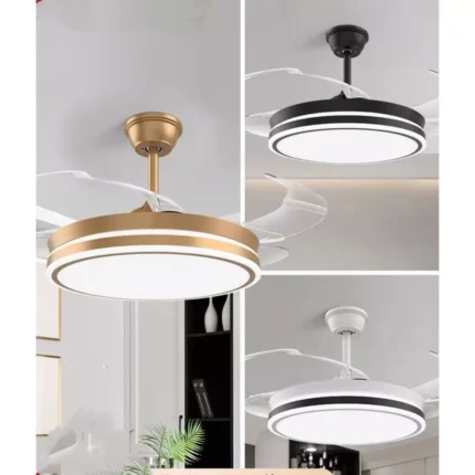 Lustre Ventilador de Teto Retrátil Bivolt