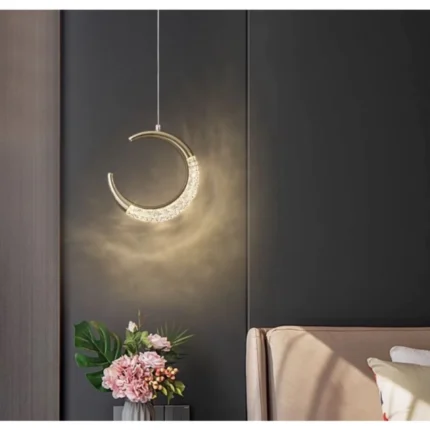 Lustre Pendente Lua Crescente Luminária LED VL-8115