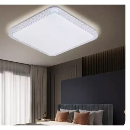 Lustre Plafon quadrado Led Multicor Sobrepor 24W/30W