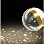 Pendente De Teto Céu Estrelado Luz Projeção Preto Cinza LEDPEN - Imagem 2